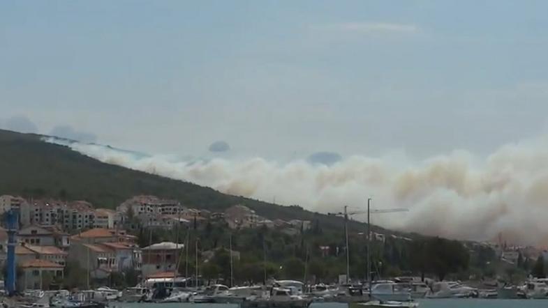 Požar na Hrvaškem.