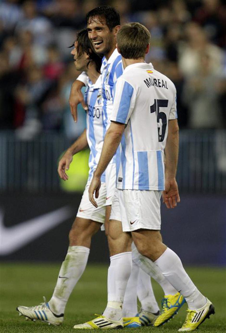 Santa Cruz Nacho Monreal Demichelis Malaga Real Madrid Liga BBVA Primera Divisio | Avtor: EPA