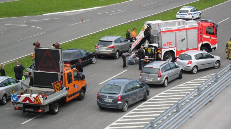 Nesreča na avtocesti (vaja)