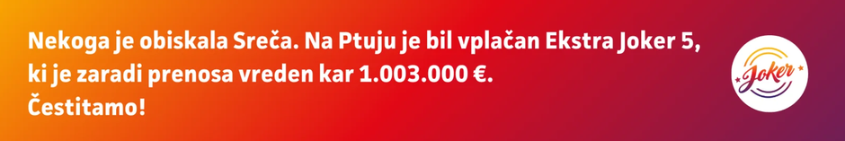 Joker | Avtor: Loterija Slovenije