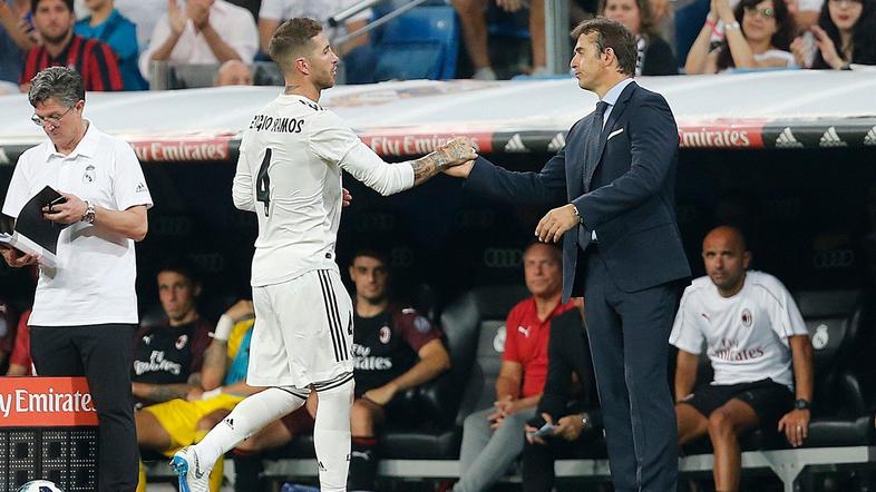 Sergio Ramos, Julen Lopetegui