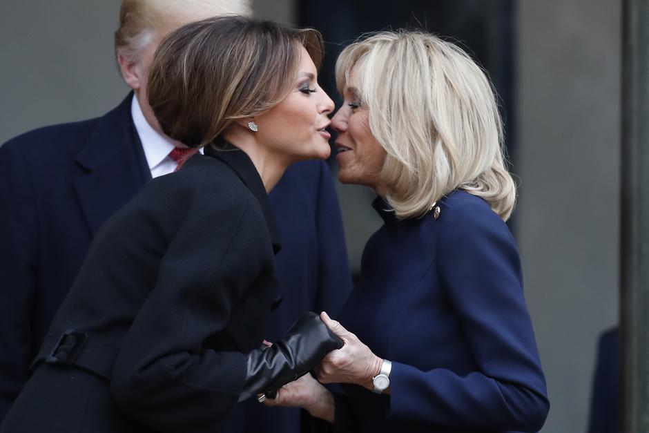 Donald Trump in Emmanuel Macron | Avtor: Epa