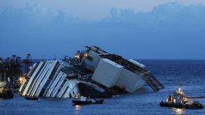Costa Concordia dvigovanje