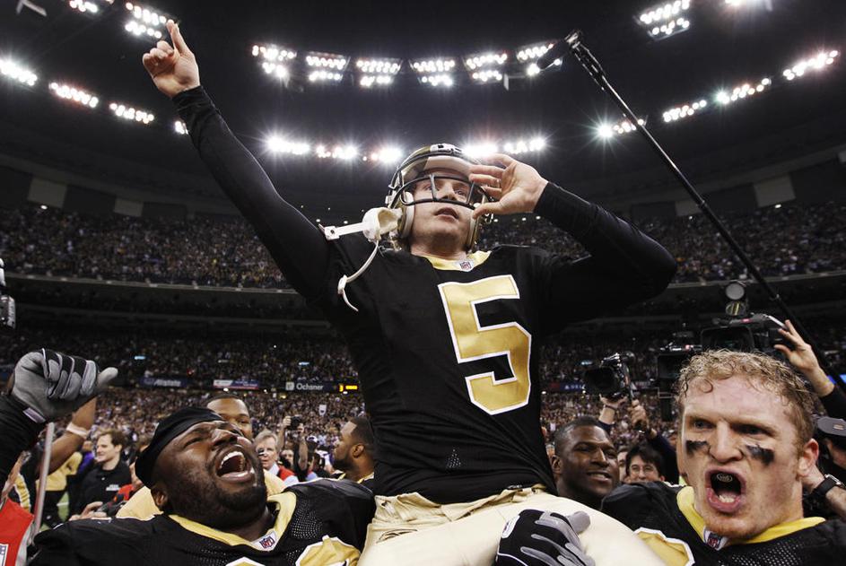 S svojim najdaljšim golom sezone je Hartley Svetnike popeljal v Miami. (Foto: Re