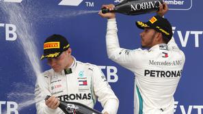 Lewis Hamilton Valtteri Bottas VN Rusije