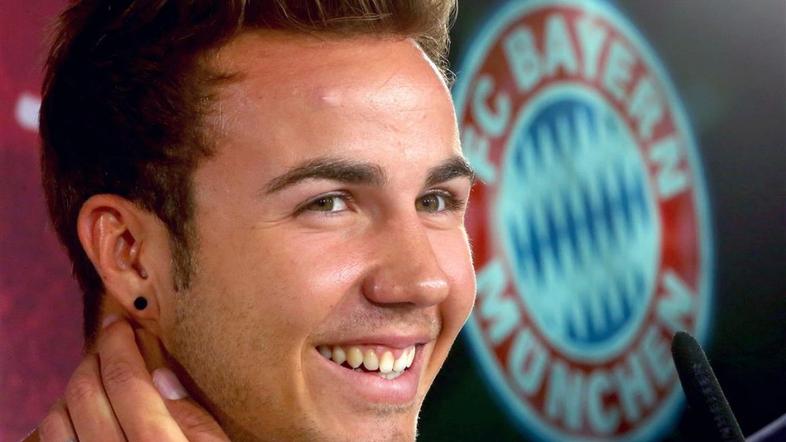 Götze Bayern München novinarska konferenca predstavitev novi igralec