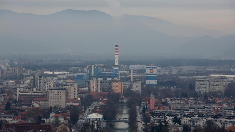 Megla v Ljubljani