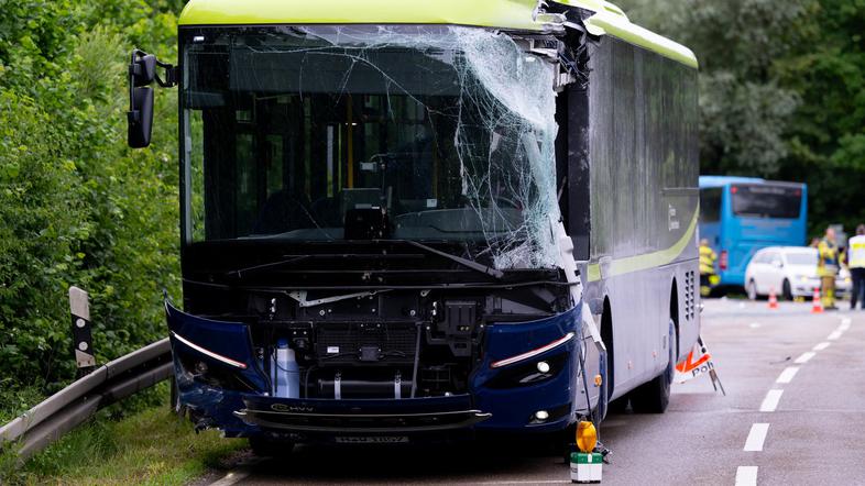 prometna nesreča avtobus