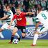 (Bursaspor - Manchester United) Paul Scholes, Sercan Yildirim in Federico Insua 