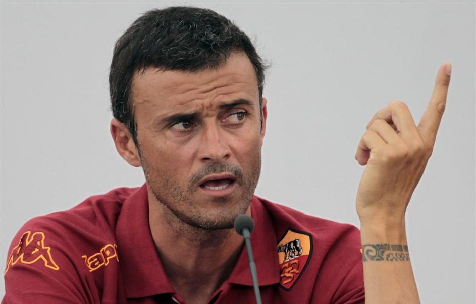 luis enrique as roma trener