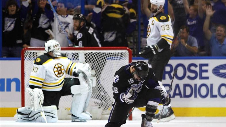 Teddy Purcell je v razmiku 63 sekund dal prvi in drugi gol Tampe. (Foto: Reuters