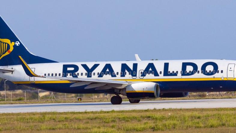 letalo Ryanaldo Ryanair