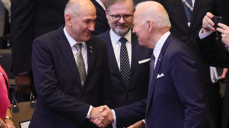 Janez Janša in Joe Biden