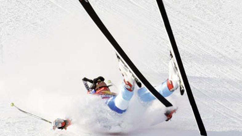 Daniela Albrechta, ki je letos do padca dvakrat zmagal na veleslalomskih tekmah 