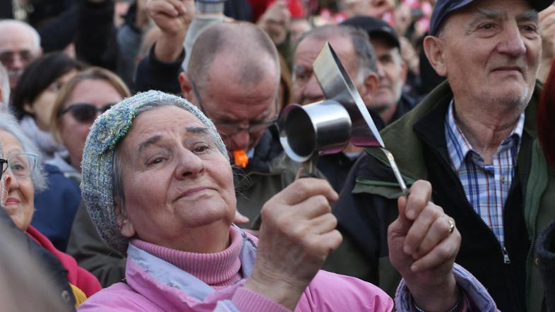 Protesti v Beogradu