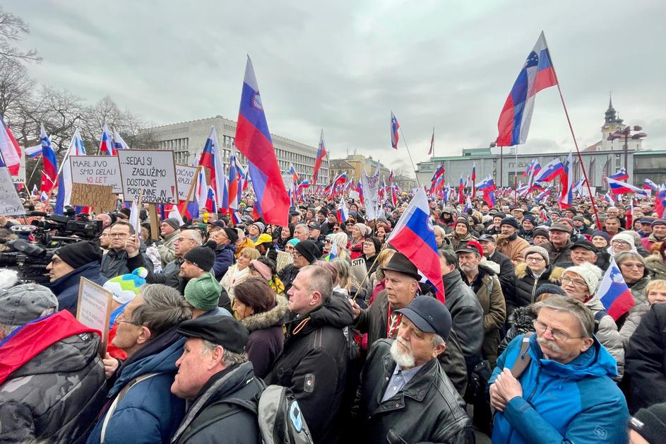 Protest upokojencev