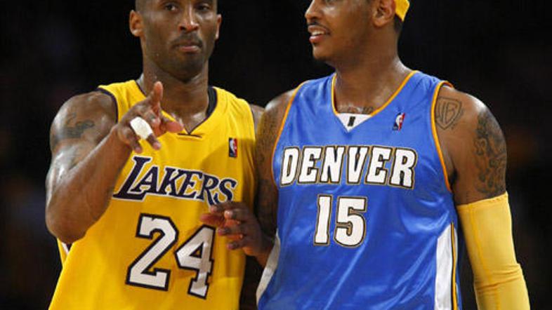 Anthony je bil z 31 točkami prvi strelec tekme, Bryant jih je zbral 22.