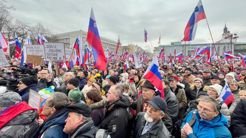 Protest upokojencev