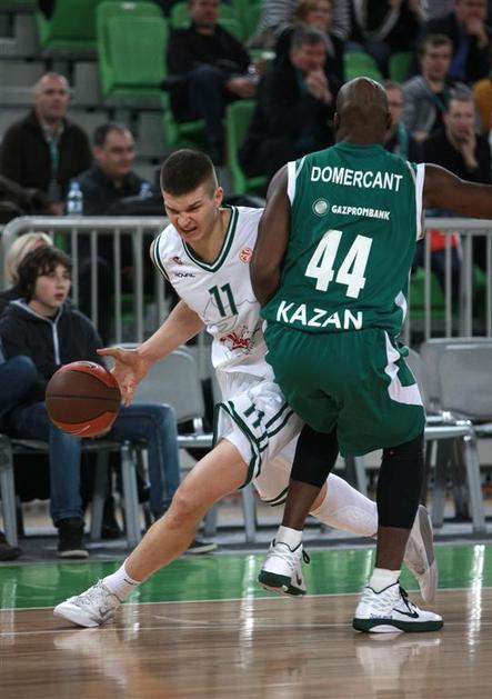 Murić Domercant Union Olimpija Unics Kazan Evroliga Stožice