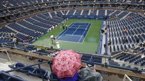 Takole žalostno je bilo v nedeljo na stadionu Arthur Ashe. (Foto: Reuters)