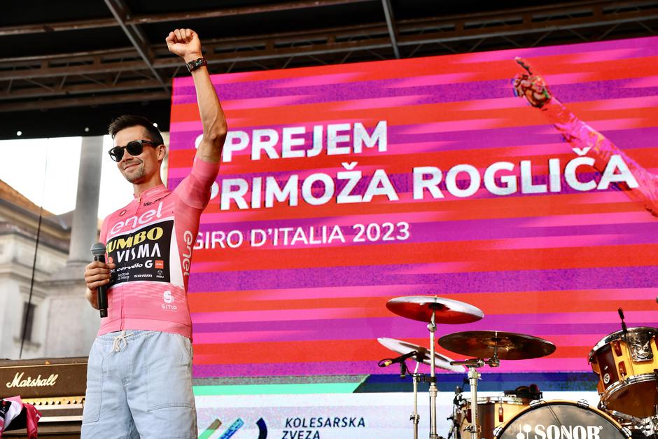 sprejem Primož Roglič | Avtor: Saša Despot