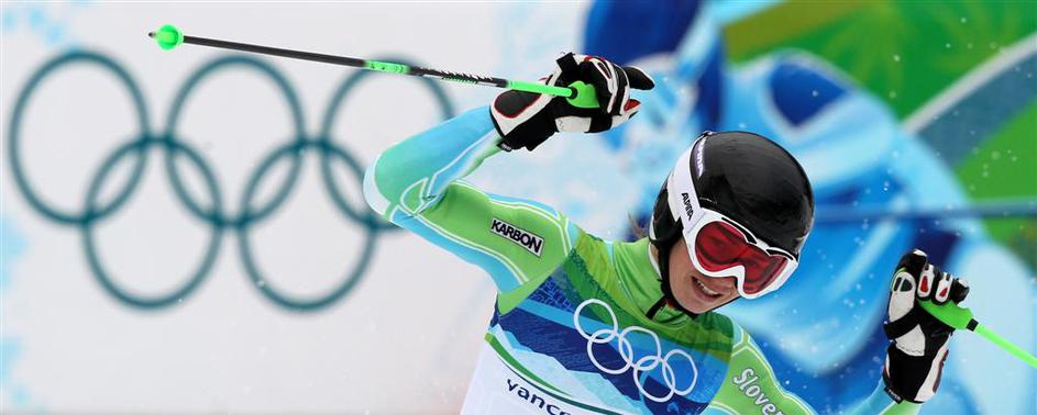 olimpijske igre Vancouver veleslalom srebrna Tina Maze
