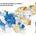 Občine po seštevku kazalnikov, ki so boljši in slabši od povprečja