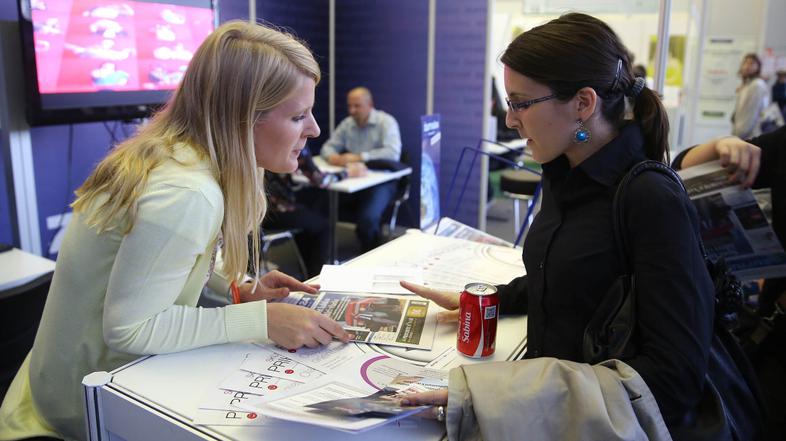 Slovenija 23.10.2013 zaposlitveni sejem MOJE DELO, Gospodarsko razstavisce v Lju