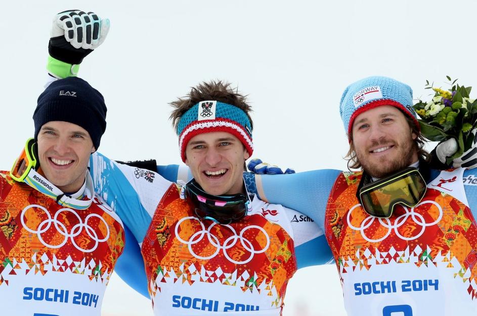 Christof Innerhofer Matthias Mayer Kjetil Jansrud Soči 2014 olimpijski moški smu