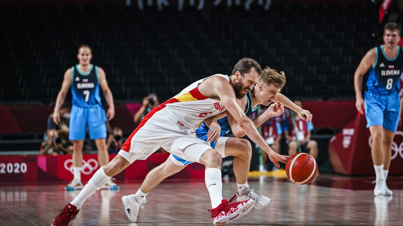 Sergio Rodríguez Luka Rupnik Španija Slovenija Tokio 2020
