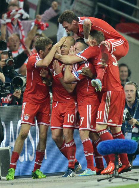 Robben Mandžukić Müller Borussia Dortmund Bayern Liga prvakov finale London Wemb