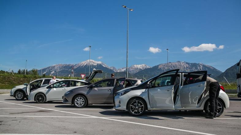 Žurnalova delavnica s Toyotinimi hibridnimi vozili