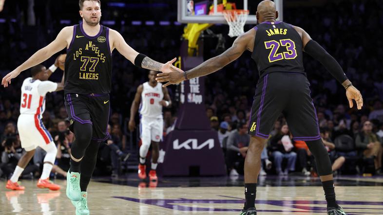 Luka Dončić in LeBron James