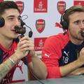 Hector Bellerin in Nacho Monreal