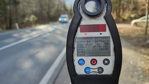 Hitrost policija merilnik radar