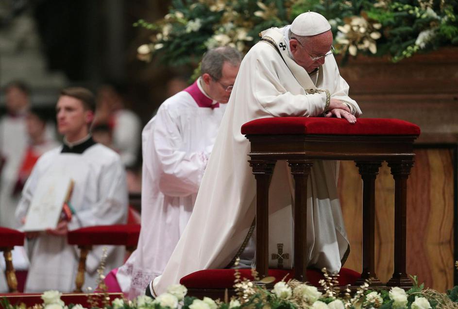 Papež Frančišek, božič