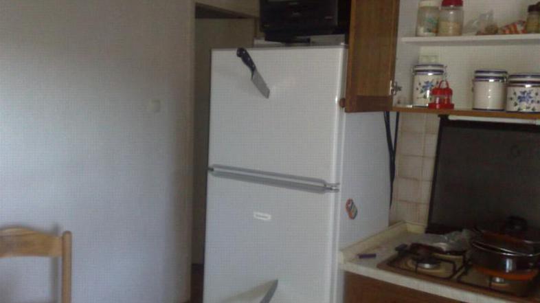 Vandalom je celo uspelo prebosti hladilnik. (Foto: 24sata)