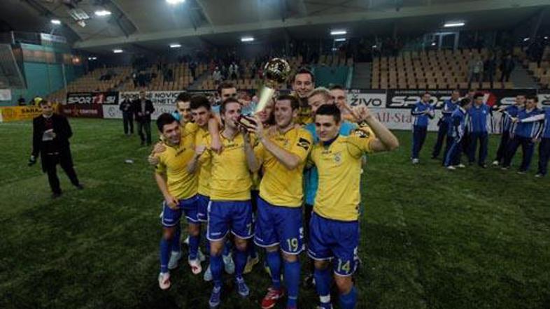 Naslov bodo branili nogometaši Domžal. (Foto: Gregor Katič)