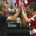 Jürgen Klinsmann se je razveselil prve zmage na klopi Bayerna.