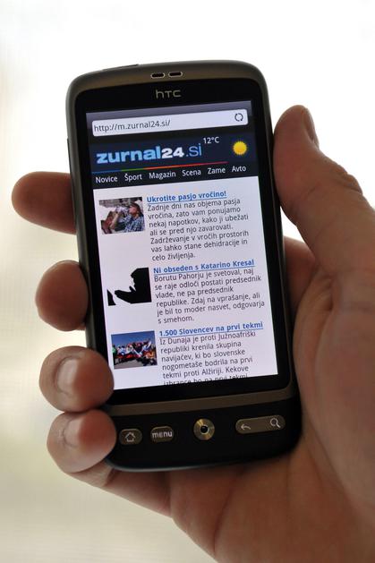 Žurnalov mobilni portal m.zurnal24.si