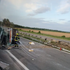 Prometna nesreča avtobusa na hrvaški avtocesti