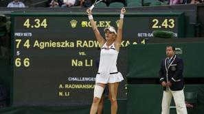 Agnieszka Radwańska Wimbledon četrtfinale