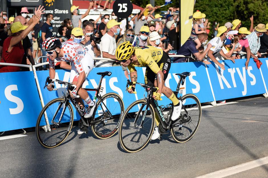 Primož Roglič in Tadej Pogačar | Avtor: Profimedia