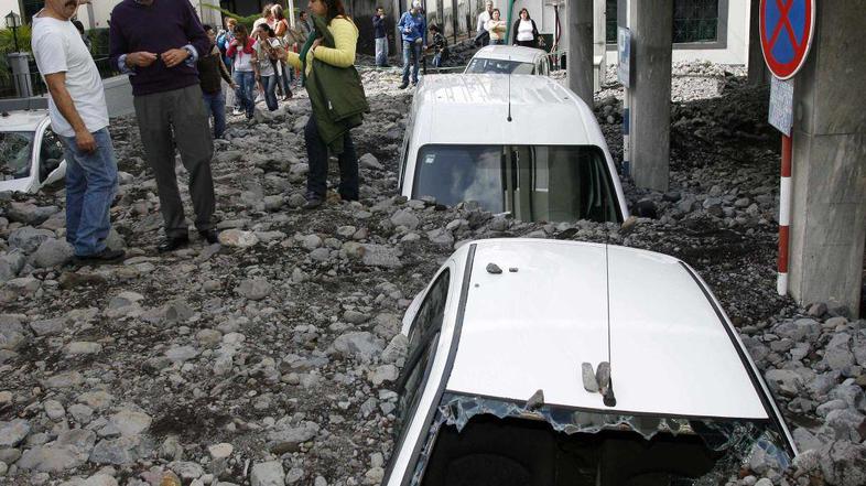 Maderia poplave plazovi kamenje ulice