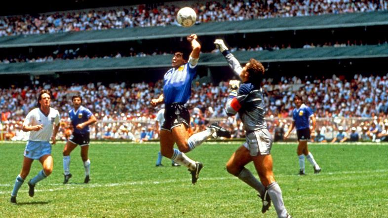 Diego Maradona Peter Shilton