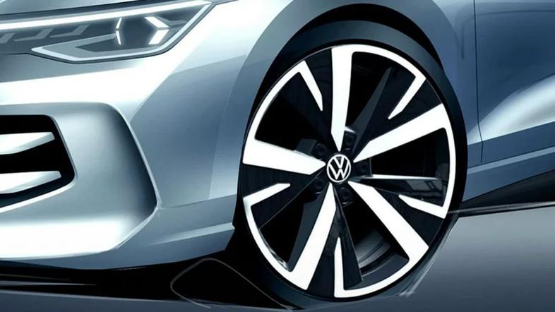 Uradne skice prenovljene osme generacije volkswagen golfa