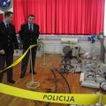 Janez Obram in Edvard Fišter, komandirja policijskih postaj Novo mesto in Trebnj