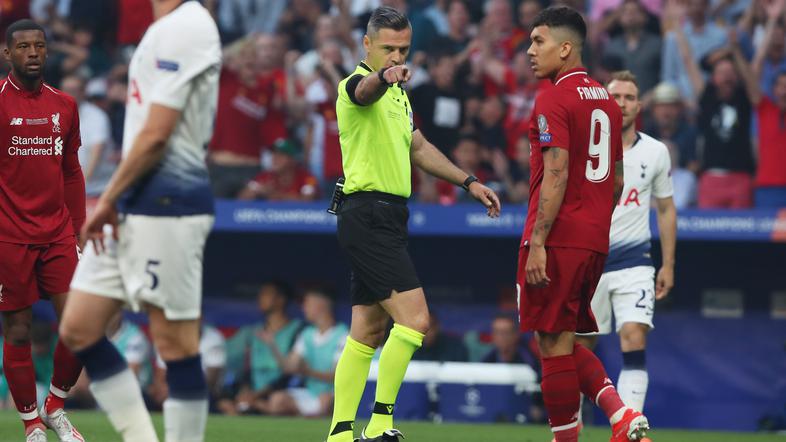 Damir Skomina Liverpool Tottenham Liga prvakov finale