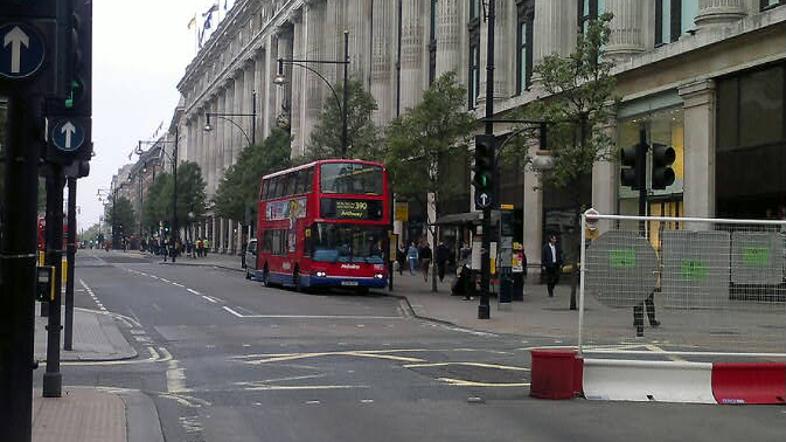 Oxford Street med poroko. (Foto: T. Ž.)