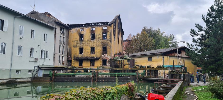 požar, HE Sava, Kranj | Avtor: Elektro Gorenjska